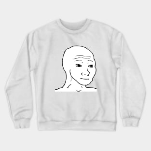 That Feel Bro Face Meme Crewneck Sweatshirt